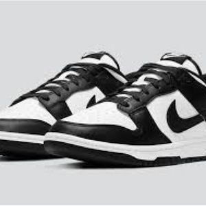 New Nike Dunk Low Retro Panda White Black Mens  SIZE 10.5 DD1391-100 Damaged Box